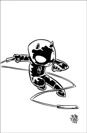 Daredevil (2023) issue 10-D Skottie Young 1:50 B&W 