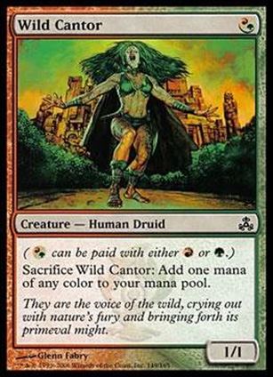 Magic the Gathering: Guildpact (Base Set) card 149 Wild Cantor