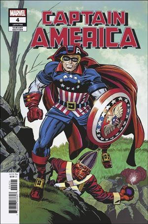 Captain America (2018) issue 4-C Jack Kirby Remastered Cover