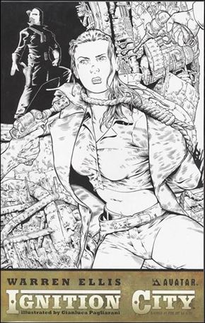 Warren Ellis' Ignition City issue 5-G Pure Art Cover 1/500
