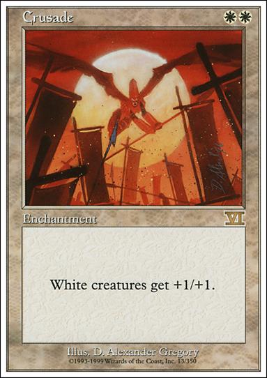 Magic the Gathering: 6th Edition (Base Set) card 13 Crusade