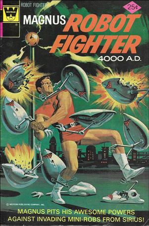 Magnus, Robot Fighter (1963) issue 40-B Whitman Cover