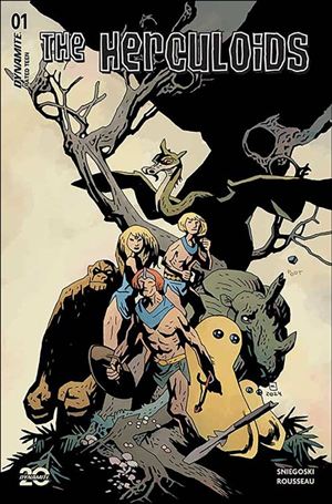 Herculoids (2025) issue 1-ZF Mike Mignola Foil 1:10 Cardstock Cover