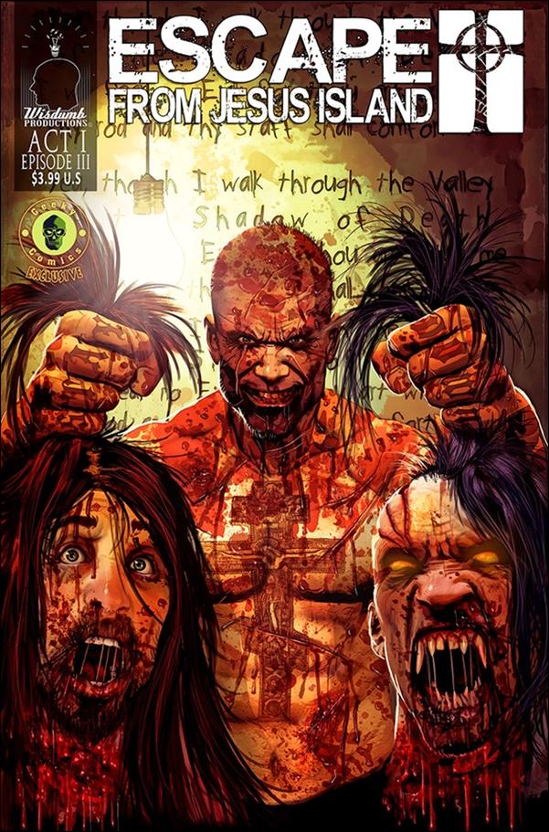 Escape from Jesus Island issue 3-B Geeky Comics Cover