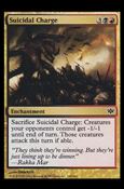 Magic the Gathering: Conflux (Base Set) card 128-B Suicidal Charge (Foil)