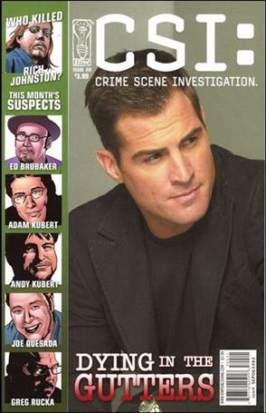 CSI: Dying in the Gutters issue 4 Photo Cover