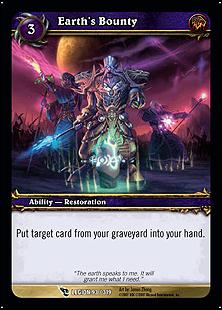 World of Warcraft: March of the Legion (Base Set) card 93 Earth's Bounty