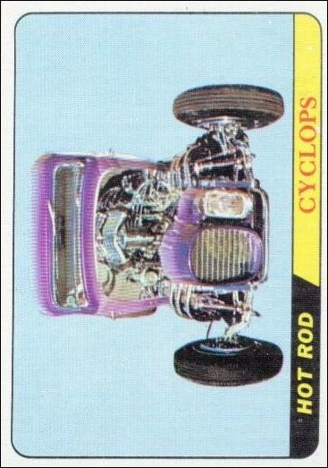 Hot Rods (Base Set) card 30 Cyclops (Orange Back)