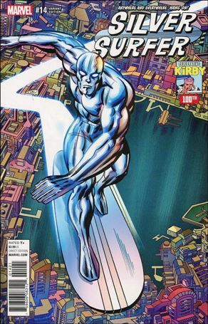 Silver Surfer (2016) issue 14-B Jack Kirby 1:10 Cover