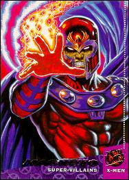 1994 Fleer Ultra X-Men (Promo) card nn12 Magneto - Sega Game Gear