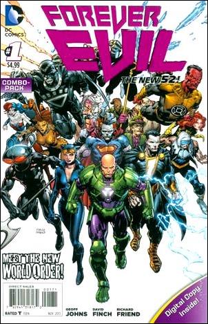 Forever Evil issue 1-B Polybagged David Finch Cover Combo Pack
