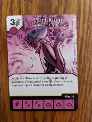 DC Comics Dice Masters War of Light card 122 Miri Riam: Capable of Great love 