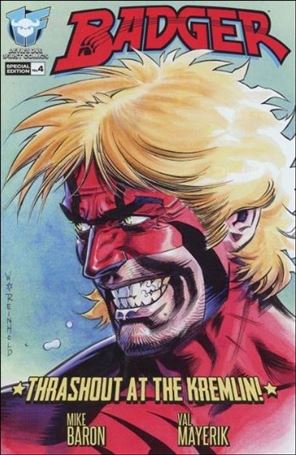 Badger (2016) issue 4-B Bill Reinhold 1:10 Cover