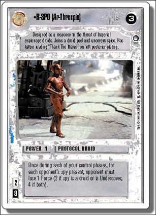 Star Wars: Hoth Revised (Base Set) card 86 R-3PO (Ar-Threepio)