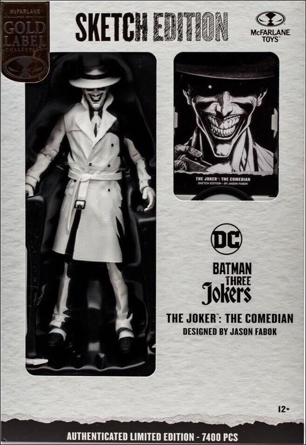 McFarlane DC Multiverse (Gold Label) issue NN 67 Joker - The Comedian (Jason Fabok Sketch 1/7400)
