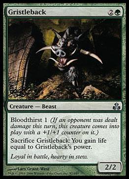 Magic the Gathering: Guildpact (Base Set) card 87 Gristleback