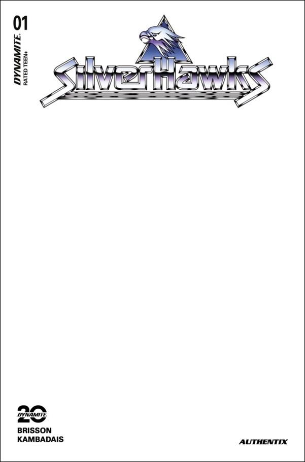 Silverhawks (2025) issue 1-M Blank Authentix Sketch Cover