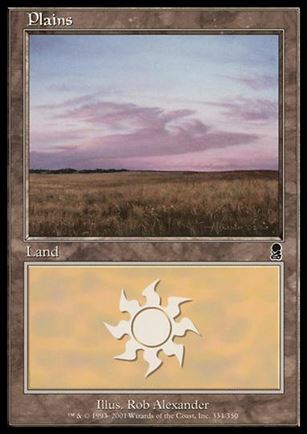 Magic the Gathering: Odyssey (Base Set) card 334 Plains