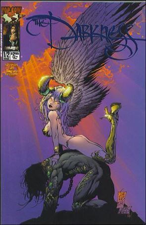 Darkness (1996) issue 0.50-E Top Cow Edition Blue Foil Cover