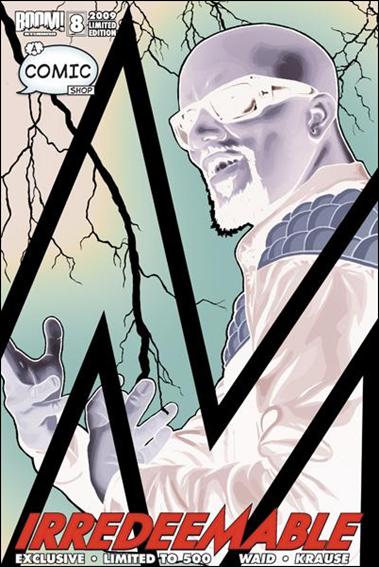 Irredeemable issue 8-D Jeffrey Spokes A Comic Shop Negative Cover 1/500