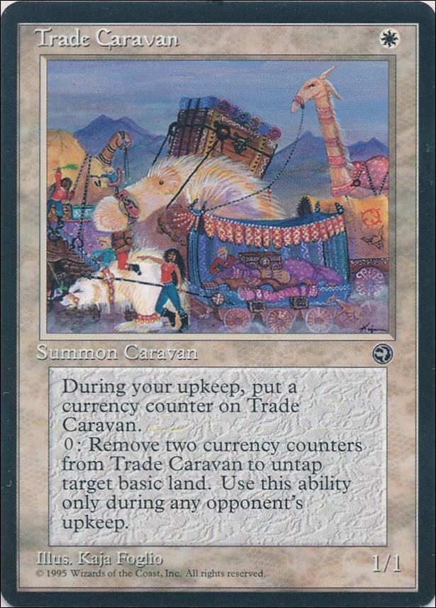 Magic the Gathering: Homelands (Base Set) card 19 Trade Caravan