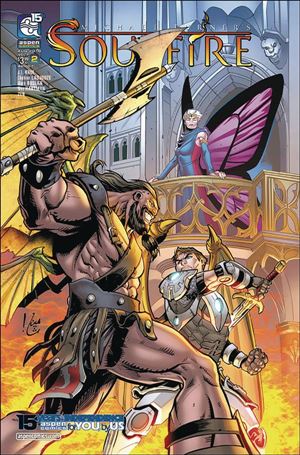 Michael Turner's Soulfire (2018) issue 2 Chahine Ladjouzie Cover