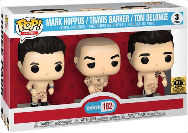 Pop! Rocks Multi-packs figure nn17 Blink-182 (Running) Hot Topic Exclusive 3 Pack