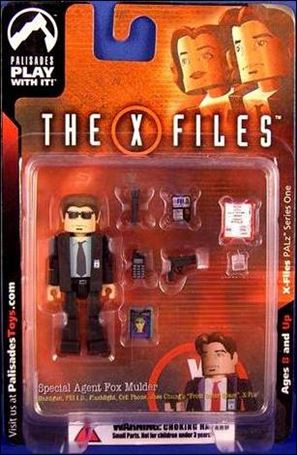 X-Files Palz (Series 1) figure 7-B Special Agent Fox Mulder (MIB) 1:24