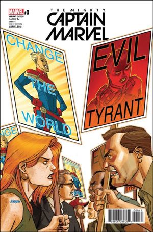 Mighty Captain Marvel issue 0-D Dave Johnson Cover