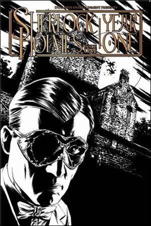 Sherlock Holmes: Year One issue 1-E Aaron Campbell 1:15 Black and White Cover