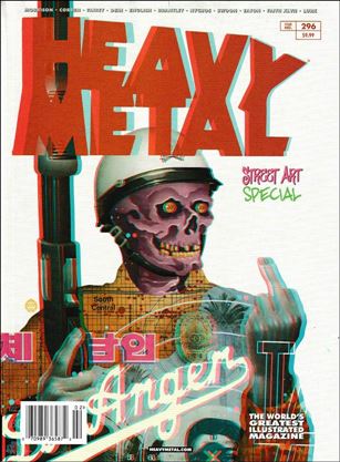 Heavy Metal issue 296 Tristan Eaton Cover