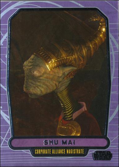 Star Wars Galactic Files (Base Set) card 64 Shu Mai Corporate Alliance Magistrate