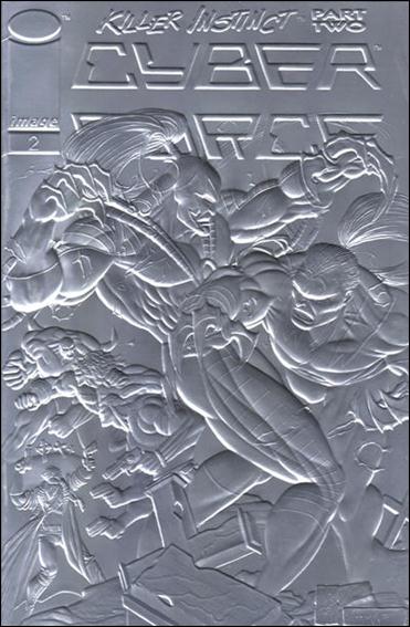 Cyberforce (1993) issue 2-B Embossed Silver Foil Cover 