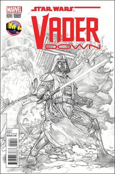 Star Wars: Vader Down issue 1-MM Dave Dorman M&M Comic Service Sketch Cover
