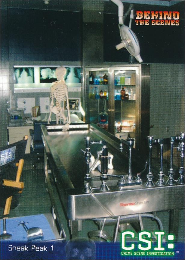 CSI: Crime Scene Investigation - Series Two (Base Set) card 91 Sneak Peak 1