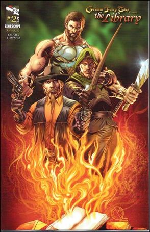 Grimm Fairy Tales Presents The Library issue 2-B Marat Mychaels Cover