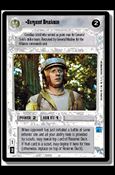 Star Wars: Endor Limited (Base Set) card 122 Sergeant Bruckman