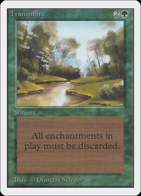 Magic the Gathering: Unlimited (Base Set) card 221 Tranquility