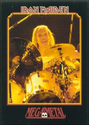 Mega Metal (Base Set) card 28 Nicko McBrain
