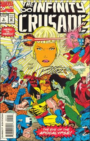 Infinity Crusade issue 5-B Dynamic Forces Set (Signed by Ron Lim) 1/2500