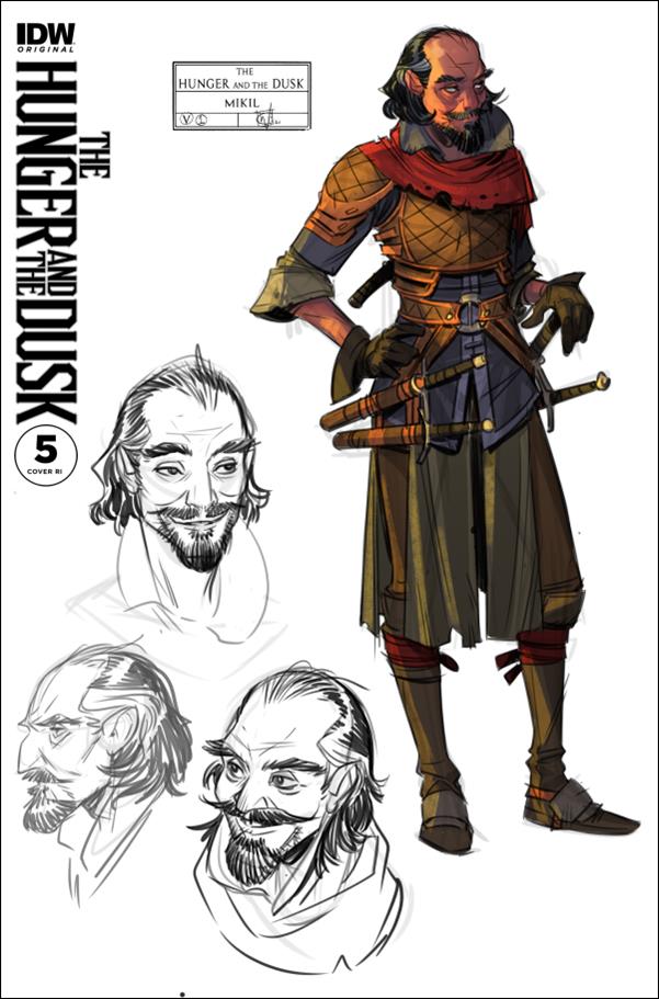 Hunger and the Dusk issue 5-D Christian Wildgoose 1:10 Character Sketch Cover