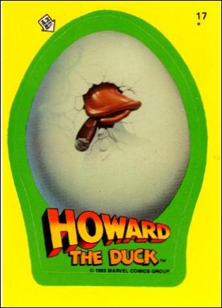 Howard the Duck (Movie) (Sticker Subset) card 17