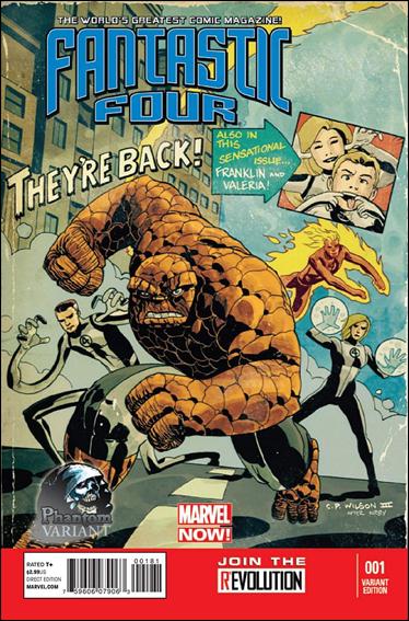 Fantastic Four (2013) issue 1-G Charles Paul Wilson III Phantom Cover 1/3000