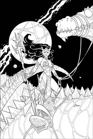 Dejah Thoris (2019) issue 2-N Amanda Conner 1:30 Black and White Virgin  Cover
