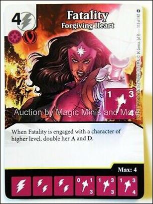 DC Comics Dice Masters War of Light card 113 Fatality:  Forgiving Heart