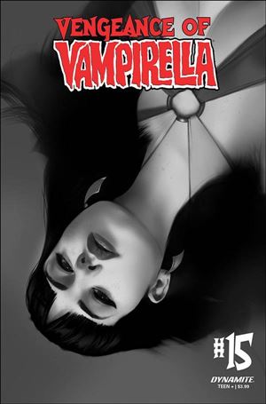 Vengeance of Vampirella (2019) issue 15-L Ben Oliver 1:30 Black & White Cover