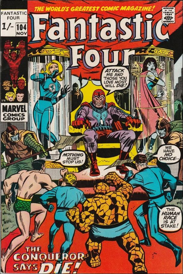 Fantastic Four (1961) issue 104-B UK Price Cover