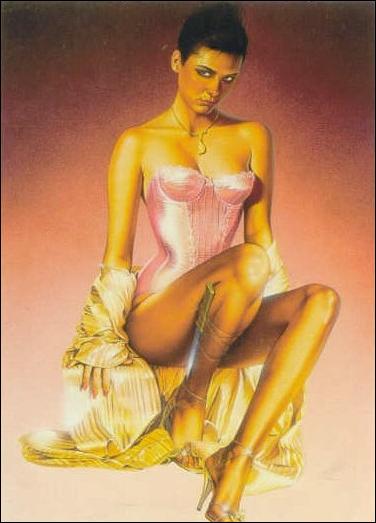 Sorayama: Sexy Robots And Pinups (Base Set) card 10 Silk & Satin
