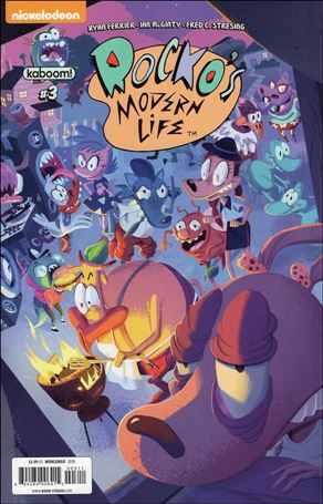 Rocko's Modern Life (2017) issue 3 Jorge Monlongo Cover