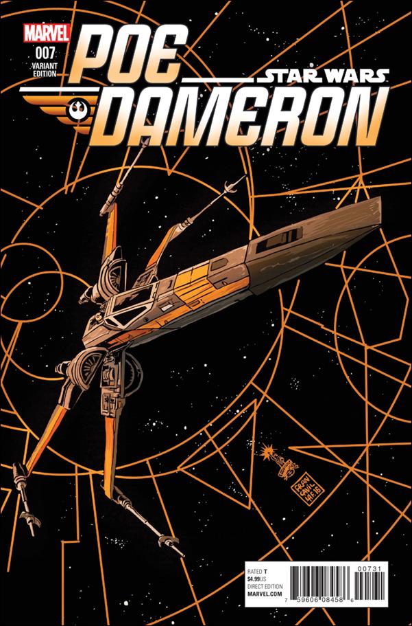 Poe Dameron issue 7-B Francesco Francavilla Cover